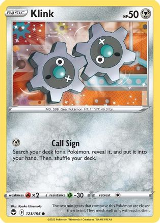SWSH12: Silver Tempest Klink #123