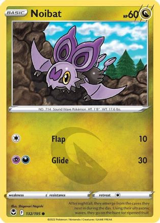 SWSH12: Silver Tempest Noibat #132