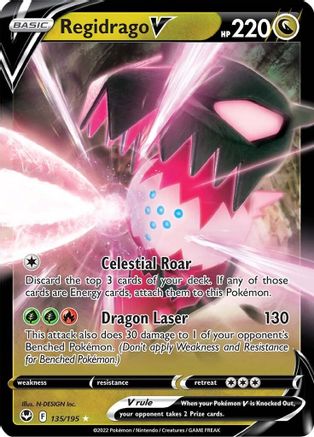 SWSH12: Silver Tempest Regidrago V #135