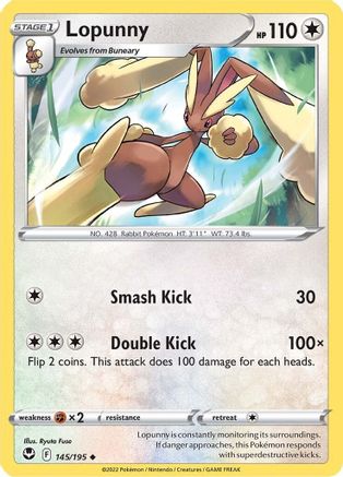 SWSH12: Silver Tempest Lopunny #145