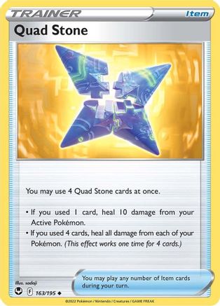SWSH12: Silver Tempest Quad Stone #163