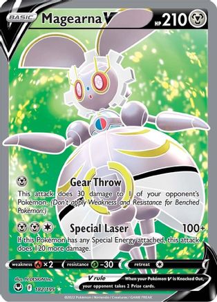 SWSH12: Silver Tempest Magearna V (Full Art) #182