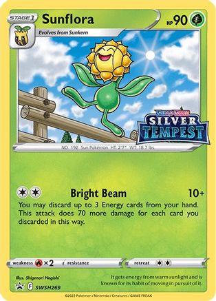 SWSH: Sword & Shield Promo Cards Sunflora - SWSH269 (Prerelease) #SWSH269