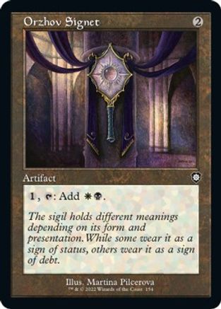 Orzhov Signet (Retro Frame)