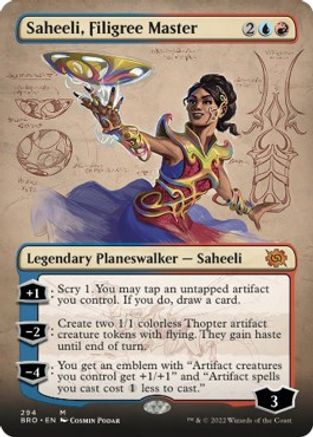 Saheeli, Filigree Master (Borderless)