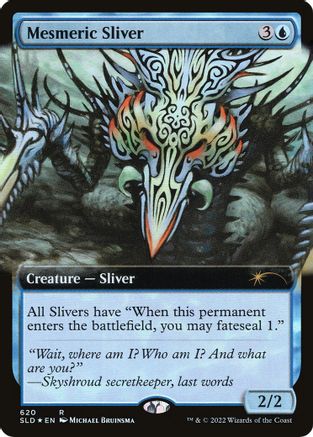 Mesmeric Sliver (Extended Art) - Secret Lair Drop Series - Magic: The ...