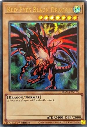 Red-Eyes Black Dragon (Ultra Pharaoh's Rare) - Magnificent Mavens - YuGiOh