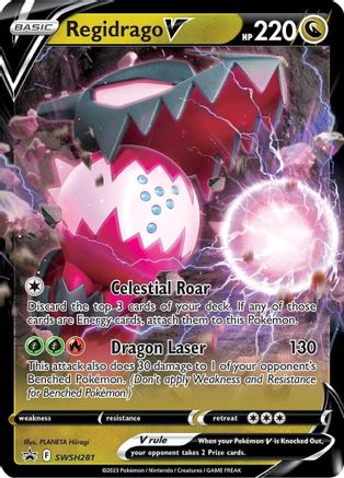 SWSH: Sword & Shield Promo Cards Regidrago V #SWSH281