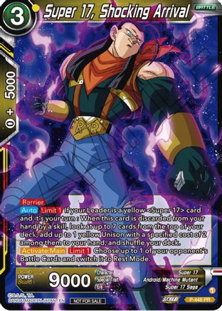 Super 17, Shocking Arrival - Tournament Promotion Cards - Dragon Ball