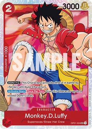 Monkey.D.Luffy (024) - Romance Dawn - One Piece Card Game