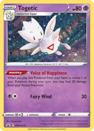 SWSH: Sword & Shield Promo Cards Togetic #SWSH276