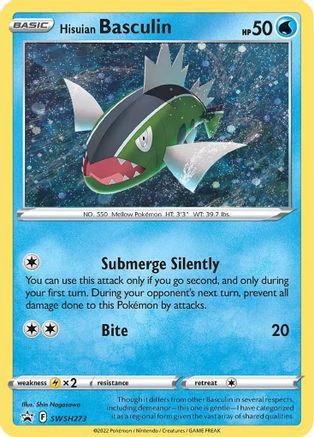 SWSH: Sword & Shield Promo Cards Hisuian Basculin #SWSH273