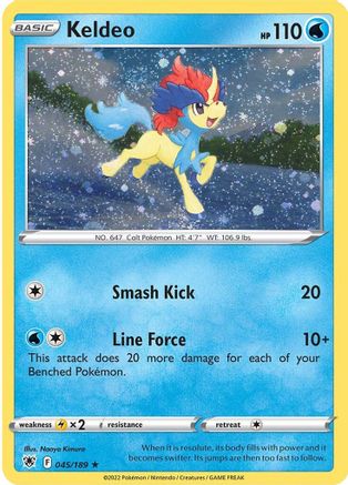 Miscellaneous Cards & Products Keldeo - 045/189 (Cosmos Holo) #045