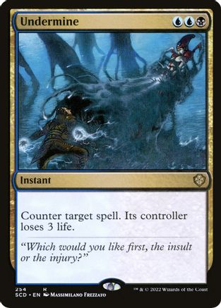 Undermine
