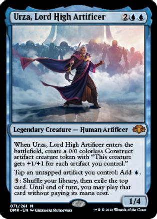 Urza, Lord High Artificer - Dominaria Remastered - Magic: The Gathering