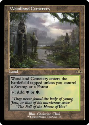 Woodland Cemetery (Retro Frame)