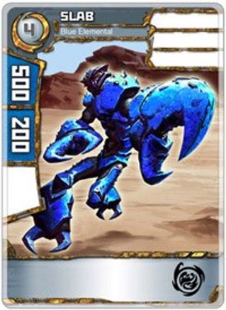 Slab - Blue Elemental - Redakai Base Set - Redakai