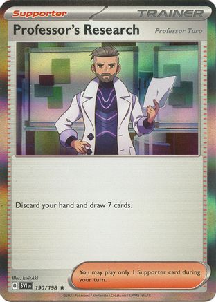 SV01: Scarlet & Violet Base Set Professor's Research #190