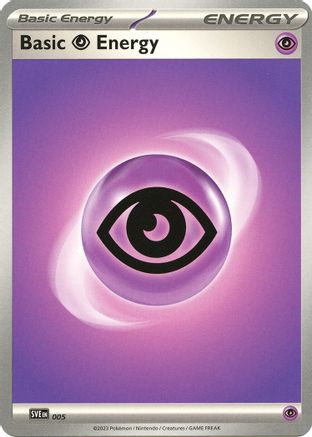 SVE: Scarlet & Violet Energies Basic Psychic Energy #005