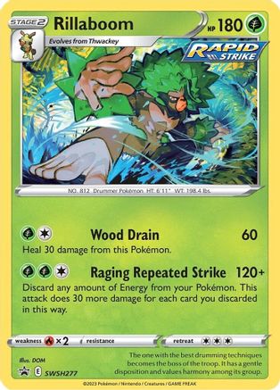 SWSH: Sword & Shield Promo Cards Rillaboom #SWSH277