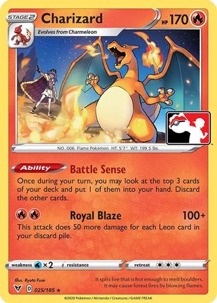 Prize Pack Series Cards Charizard #025