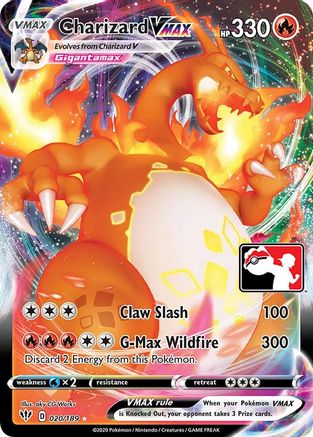 Charizard VMAX Prize Pack Series Cards