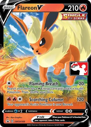Prize Pack Series Cards Flareon V #SWSH149