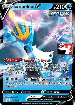 Prize Pack Series Cards Empoleon V #040