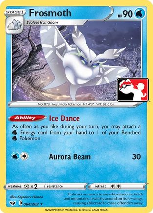 Prize Pack Series Cards Frosmoth #064