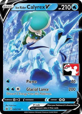Prize Pack Series Cards Ice Rider Calyrex V #045