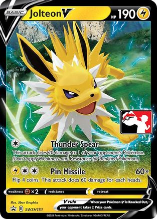 Prize Pack Series Cards Jolteon V #SWSH151