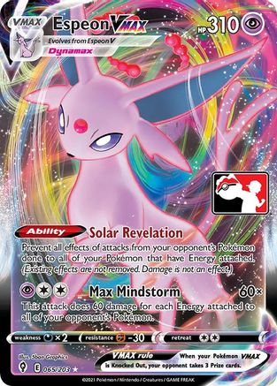 Prize Pack Series Cards Espeon VMAX #065