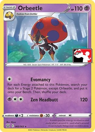 Prize Pack Series Cards Orbeetle #065