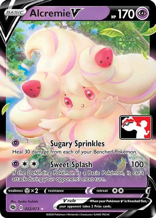 Prize Pack Series Cards Alcremie V #022