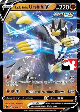 Prize Pack Series Cards Rapid Strike Urshifu V #087