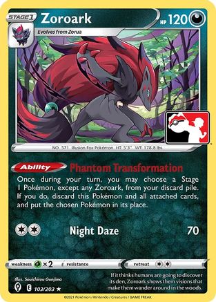 Prize Pack Series Cards Zoroark #103