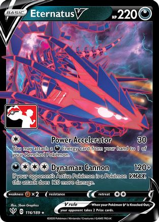 Prize Pack Series Cards Eternatus V #116