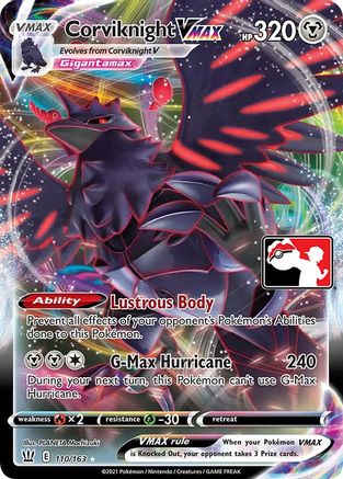 Prize Pack Series Cards Corviknight VMAX #110