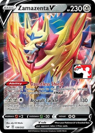 Prize Pack Series Cards Zamazenta V #139