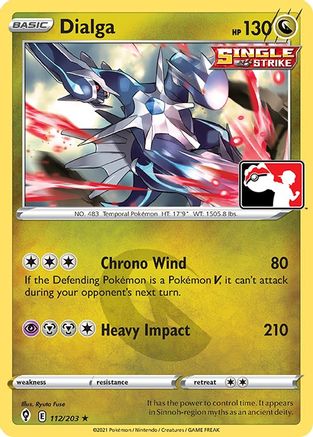 Prize Pack Series Cards Dialga #112