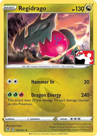 Prize Pack Series Cards Regidrago #124