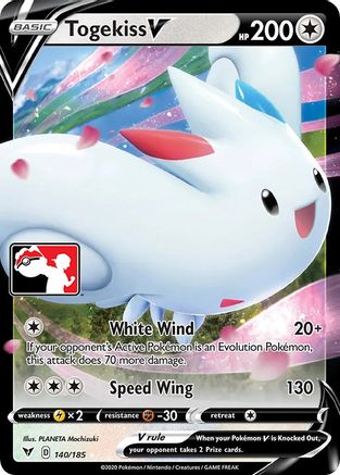 Prize Pack Series Cards Togekiss V #140