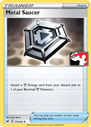 Prize Pack Series Cards Metal Saucer #170