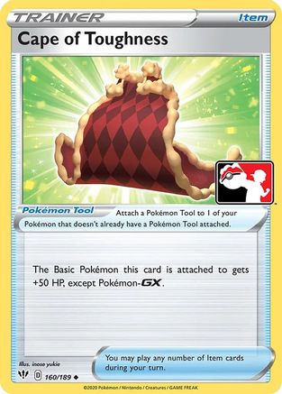 Prize Pack Series Cards Cape of Toughness #160