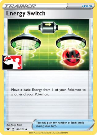 Prize Pack Series Cards Energy Switch #162