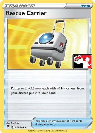 Prize Pack Series Cards Rescue Carrier #154