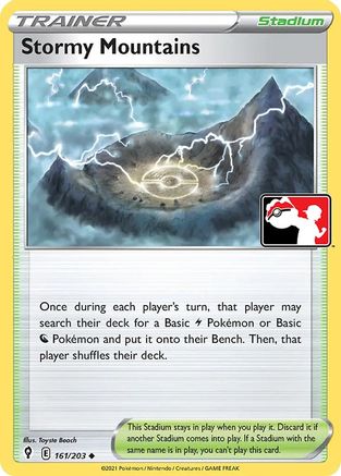 Prize Pack Series Cards Stormy Mountains #161