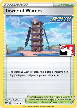 Prize Pack Series Cards Tower of Waters #138