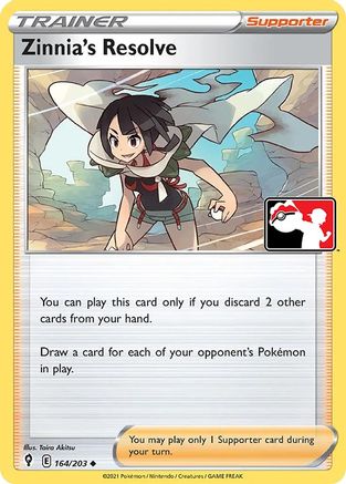 Prize Pack Series Cards Zinnia's Resolve #164