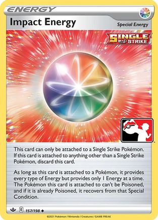 Prize Pack Series Cards Impact Energy #157